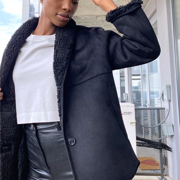 Wilfred Free Deanna Sherpa Jacket - Picture 1 of 4